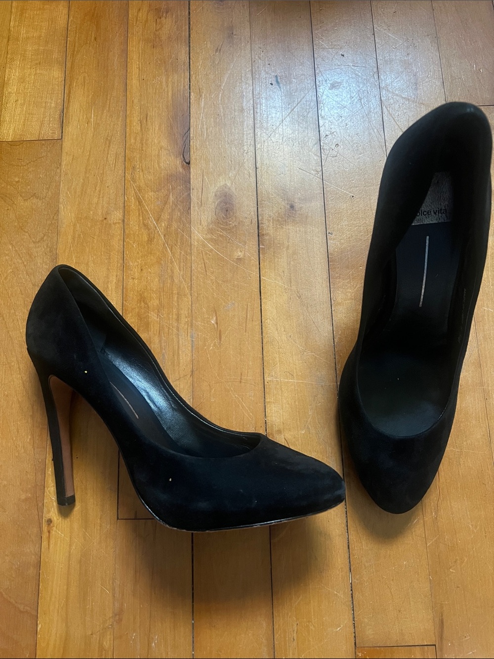 Dolce Vita suede 5” heels 9.5